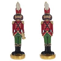 Фигурка декоративная "Солдатик", L6,5 W6,5 H22,5 см, 2в. оптом