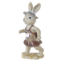 Фигурка декоративная "Зайка", L8,5 W6 H18 см оптом