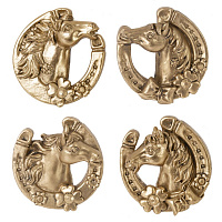 Магнит "Лошадка", L5 W1 H5,5 см, 4в. оптом