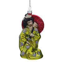 Украшение новогоднее "Гейша", L6,5 W5,5 H12,5 см оптом