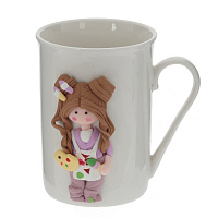 Кружка, 340 мл, L10,5 W8,5 H11 см оптом