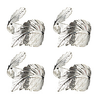 Набор из 4-х колец для салфеток, L11 W4,5 H11 см оптом