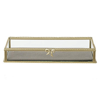 Поднос декоративный, L20,5 W10,5 H3,5 см оптом