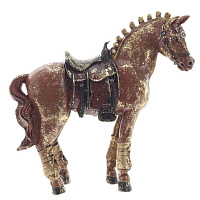 Фигурка декоративная "Лошадь", L13 W3,5 H12,5 см оптом
