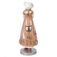 Фигурка декоративная "Зайка", L8,5 W8,5 H24 см оптом