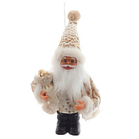 Дед Мороз подвесной, L10 W12 H15 см оптом