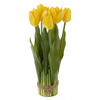 Цветочная композиция "Тюльпан", L12 W12 H28 см оптом