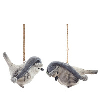 Фигурка декоративная подвесная "Птичка",   L7 W4,5 H4,5 см, 2в. оптом