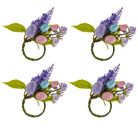 Набор из 4-х колец для салфеток "Пасхальных", L7 W3 H20 см оптом