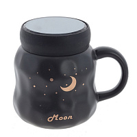 Кружка с крышкой, 450 мл, L13 W9,5 H11 см оптом