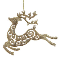 Изделие декоративное подвесное "Олень", L13,5 W2 H11 см оптом
