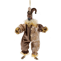 Игрушка набивная подвес "Лошадь-клоун", L15 W10 H37/24 см оптом