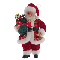 Дед Мороз, L11 W7 H17/18 см оптом