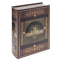 Шкатулка-книга с кодовым замком, L17,5 W7 H27 см оптом