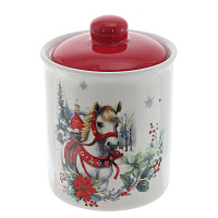 Ёмкость для сыпучих продуктов "Лошадь", 450 мл, L10 W10 H14 см оптом