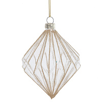 Украшение новогоднее "Ромб", L8 W8 H12 см оптом