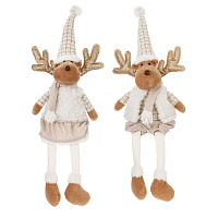 Игрушка набивная "Олень", L24 W20 H64/26 см, 2в. оптом