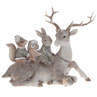 Фигурка декоративная "Олень", L23 W6 H17 см оптом