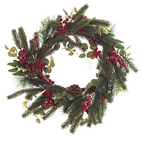 Изделие декоративное "Венок", L68 W17 H76 см оптом