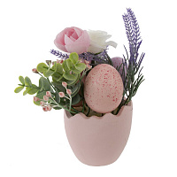 Цветочная композиция "Пасхальная", L10 W12 H18 см оптом