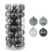 Набор из 35шт Украшение новогоднее "Шар", D 6 см, L16 W16 H36 см оптом