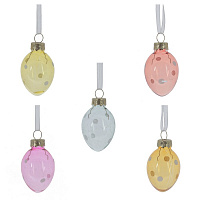 Набор из 9-ти изделий декоративных подвесных "Яйцо пасхальное" (3*4), L8 W8 H8,5 см оптом