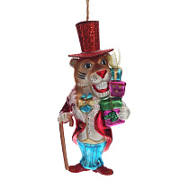 Украшение новогоднее "Тигр", L8 W4 H16 см оптом