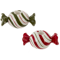 Подсвечник "Конфета", L12 W6 H5 см, 2в. оптом