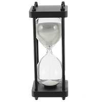 Часы песочные (15 мин.), L7,5 W7,5 H19,5 см оптом