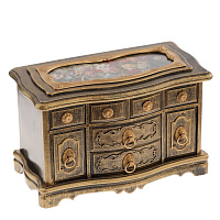 Шкатулка для украшений (музык.), L21,5 W10,5 H14 см оптом