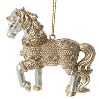 Фигурка декоративная подвесная "Лошадка", L8 W2,5 H8 см оптом