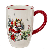 Кружка "Лошадь", 520 мл, L13,5 W9 H13 см оптом