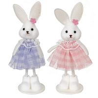 Фигурка декоративная "Зайка" (блок 6шт), L5 W5 H15 см, 2в. оптом