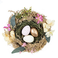 Изделие декоративное "Гнездо пасхальное", L16 W16 H7 см оптом