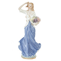 Фигурка декоративная "Девушка", L11 W9,5 H29 см оптом