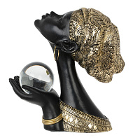 Фигурка декоративная "Африканка", L22 W10 H23 см оптом