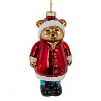 Украшение новогоднее "Мишка", L6 W6 H13,5 см оптом