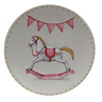 Тарелка "Лошадка", L15 W15 H1,5 см оптом