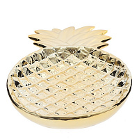 Блюдо декоративное "Ананас", L19 W12 H3 см оптом