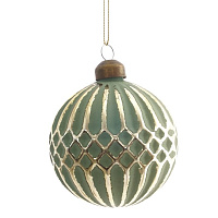 Украшение новогоднее "Шар", L8 W8 H9,5 см оптом