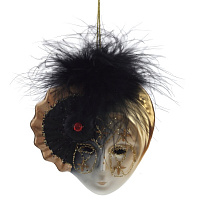 Украшение новогоднее "Маска", L9,5 W3 H12 см оптом