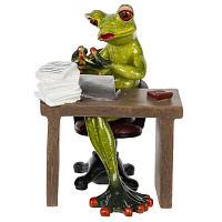 Фигурка декоративная "Лягушка", L10 W11 H14 см оптом