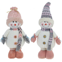 Игрушка набивная "Снеговик", L22 W10 H56/47 см, 2в. оптом