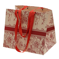 Пакет подарочный XL (бумага 250г/м2, блок 12шт), L36 W26 H31 см оптом