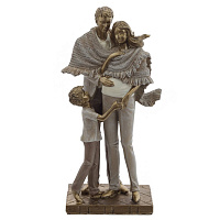 Фигурка декоративная "Семья", L12 W9,5 H25 см оптом