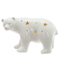 Фигурка декоративная "Медведь" с подсветкой (2хLR44), L17 W8 H11 см оптом