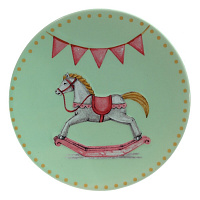 Тарелка "Лошадка", L20 W19,5 H1,5 см оптом
