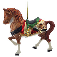 Украшение новогоднее "Лошадь", L12 W4 H11 см оптом