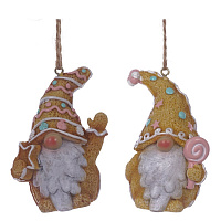 Фигурка декоративная подвесная "Гном",  L5 W4 H7 см, 2в. оптом