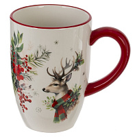 Кружка "Олень", 480 мл, L14 W9,5 H13 см оптом